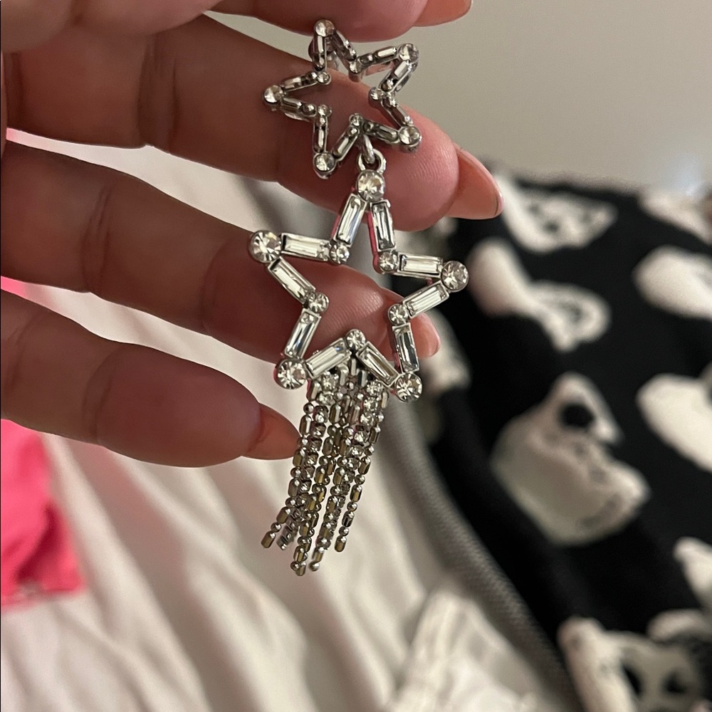 Idyllwind Silver Star and Fringe Western Earrings Set - Picture 3 of 9
